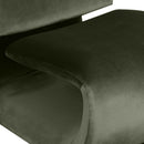 Manufacturer Color_Green -- Nouveau Green Velvet Upholstered Accent Chair IMAGE 7