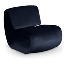  Manufacturer Color_Navy -- Nouveau Navy Velvet Upholstered Accent Chair IMAGE 1