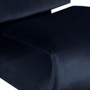  Manufacturer Color_Navy -- Nouveau Navy Velvet Upholstered Accent Chair IMAGE 7