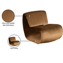  Manufacturer Color_Saddle -- Nouveau Saddle Velvet Upholstered Accent Chair IMAGE 10