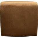  Manufacturer Color_Saddle -- Nouveau Saddle Velvet Upholstered Accent Chair IMAGE 5