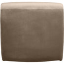 Manufacturer Color_Taupe -- Nouveau Taupe Velvet Upholstered Accent Chair IMAGE 5