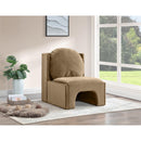 Manufacturer Color_Beige -- Meridian Sigma Stationary Fabric Accent Chair IMAGE 2