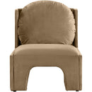  Manufacturer Color_Beige -- Meridian Sigma Stationary Fabric Accent Chair IMAGE 3