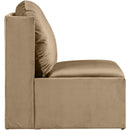  Manufacturer Color_Beige -- Meridian Sigma Stationary Fabric Accent Chair IMAGE 4
