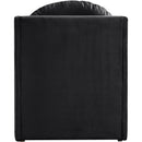  Manufacturer Color_Black -- Sigma Black Velvet Upholstered Accent Chair IMAGE 5