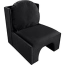  Manufacturer Color_Black -- Sigma Black Velvet Upholstered Accent Chair IMAGE 6