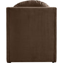  Manufacturer Color_Brown -- Sigma Brown Velvet Upholstered Accent Chair IMAGE 5