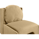  Manufacturer Color_Camel -- Sigma Camel Velvet Upholstered Accent Chair IMAGE 7