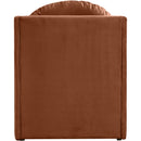  Manufacturer Color_Cognac -- Sigma Cognac Velvet Upholstered Accent Chair IMAGE 5