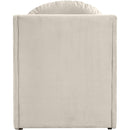 Manufacturer Color_Cream -- Sigma Cream Velvet Upholstered Accent Chair IMAGE 5