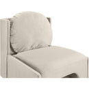  Manufacturer Color_Cream -- Sigma Cream Velvet Upholstered Accent Chair IMAGE 7