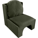  Manufacturer Color_Green -- Sigma Green Velvet Upholstered Accent Chair IMAGE 6