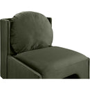  Manufacturer Color_Green -- Sigma Green Velvet Upholstered Accent Chair IMAGE 7