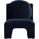  Manufacturer Color_Navy -- Sigma Navy Velvet Upholstered Accent Chair IMAGE 3