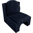  Manufacturer Color_Navy -- Sigma Navy Velvet Upholstered Accent Chair IMAGE 6