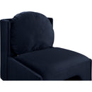  Manufacturer Color_Navy -- Sigma Navy Velvet Upholstered Accent Chair IMAGE 7