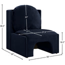  Manufacturer Color_Navy -- Sigma Navy Velvet Upholstered Accent Chair IMAGE 8