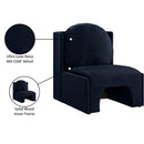  Manufacturer Color_Navy -- Sigma Navy Velvet Upholstered Accent Chair IMAGE 9