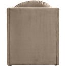  Manufacturer Color_Taupe -- Sigma Taupe Velvet Upholstered Accent Chair IMAGE 5