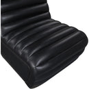  Manufacturer Color_Black -- Meridian Vega Stationary Leather Look Accent Chair IMAGE 6