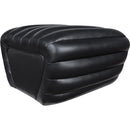  Manufacturer Color_Black -- Meridian Vega Leather Look Ottoman IMAGE 4