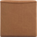 Meridian Vega Cognac Vegan Leather Accent Chair IMAGE 5