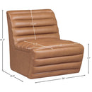  Manufacturer Color_Cognac -- Vega Cognac Vegan Leather Upholstered Accent Chair IMAGE 8