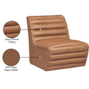  Manufacturer Color_Cognac -- Vega Cognac Vegan Leather Upholstered Accent Chair IMAGE 9