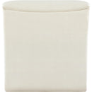 Meridian Vega Cream Vegan Leather Accent Chair IMAGE 5