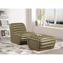  Manufacturer Color_Olive -- Vega Olive Vegan Leather Upholstered Accent Chair IMAGE 10