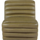  Manufacturer Color_Olive -- Vega Olive Vegan Leather Upholstered Accent Chair IMAGE 3