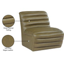  Manufacturer Color_Olive -- Vega Olive Vegan Leather Upholstered Accent Chair IMAGE 9