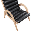  Manufacturer Color_Black -- Meridian Randal Stationary Leather Look Accent Chair IMAGE 7