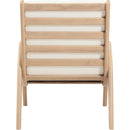 Meridian Randal Cream Vegan Leather Accent Chair IMAGE 5