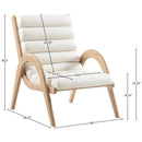  Manufacturer Color_Cream -- Randal Cream Vegan Leather Upholstered Accent Chair IMAGE 8
