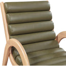 Manufacturer Color_Olive -- Randal Olive Vegan Leather Upholstered Accent Chair IMAGE 6