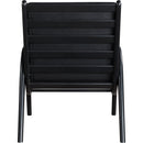  Manufacturer Color_Black -- Meridian Randal Stationary Leather Look Accent Chair IMAGE 5