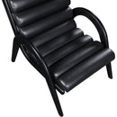  Manufacturer Color_Black -- Meridian Randal Stationary Leather Look Accent Chair IMAGE 7