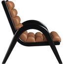  Manufacturer Color_Cognac -- Randal Cognac Vegan Leather Upholstered Accent Chair IMAGE 4