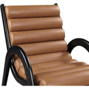  Manufacturer Color_Cognac -- Randal Cognac Vegan Leather Upholstered Accent Chair IMAGE 6