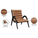  Manufacturer Color_Cognac -- Randal Cognac Vegan Leather Upholstered Accent Chair IMAGE 9