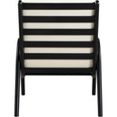 Meridian Randal Cream Vegan Leather Accent Chair IMAGE 5