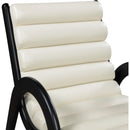  Manufacturer Color_Cream -- Randal Cream Vegan Leather Upholstered Accent Chair IMAGE 6