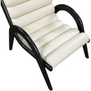  Manufacturer Color_Cream -- Randal Cream Vegan Leather Upholstered Accent Chair IMAGE 7
