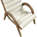  Meridian Randal Cream Vegan Leather Upholstered Accent Chair IMAGE 7