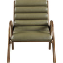  Manufacturer Color_Olive -- Randal Olive Vegan Leather Upholstered Accent Chair IMAGE 3