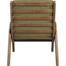 Meridian Randal Olive Vegan Leather Upholstered Accent Chair IMAGE 5