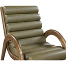  Manufacturer Color_Olive -- Randal Olive Vegan Leather Upholstered Accent Chair IMAGE 6