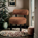  Manufacturer Color_Saddle -- Meridian Ambre Stationary Fabric Accent Chair IMAGE 2